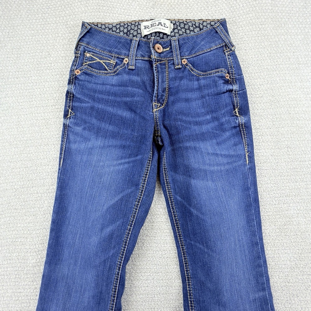 Ariat REAL Nadia Jeans Women's 25L Perfect Rise Straight Leg Stretch Western